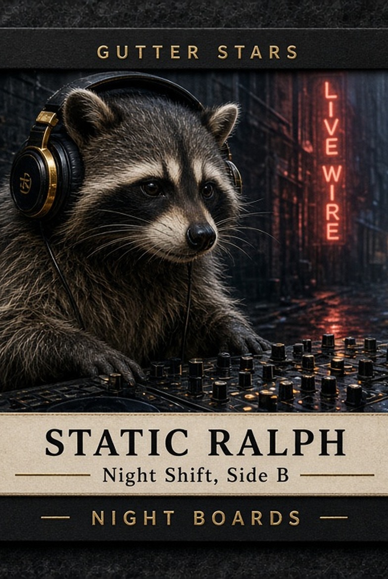 Static Ralph. Night boards.